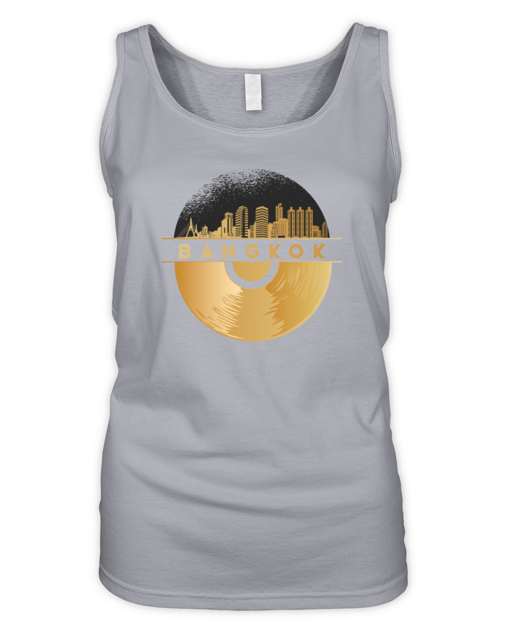 Vinyl-Record-Player Disco-Music Organic Women's Tank Top