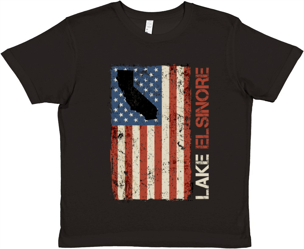 LAKE ELSINORE CALIFORNIA USA Golden State Lakes Premium Kids Crewneck T-shirt