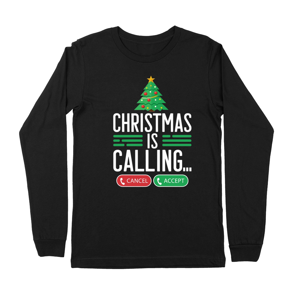 CHRISTMAS IS CALLING Premium Long Sleeve