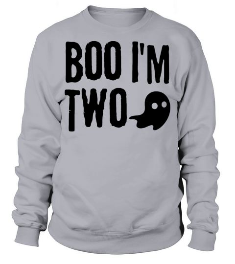 Boo Im Two funny Halloween Sweatshirt Unisex