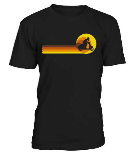 Moped Scooter Bike Scooter Moped Vintage 70s 80s T-Shirt Unisex