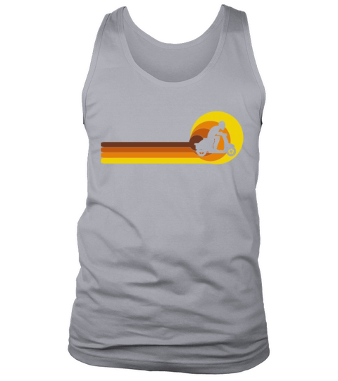Moped Scooter Bike Scooter Moped Vintage 70s 80s Tank Top Unisex