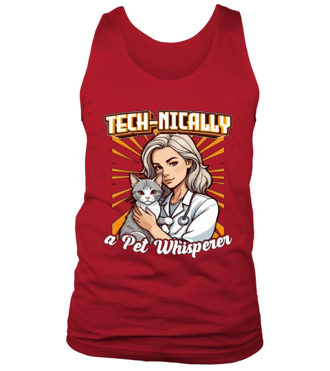 Veterinary Technician Tech-nically Animal Lover Tank Top Unisex