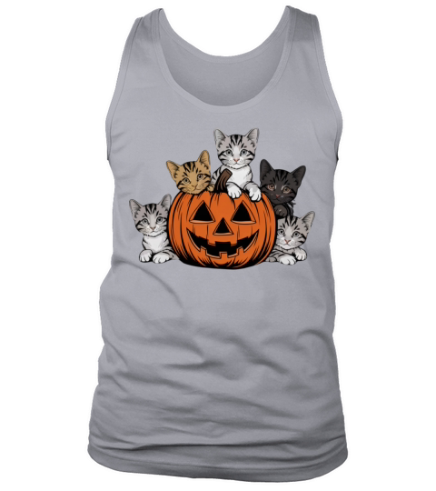 Vintage 90s Cat Halloween Retro Spooky Season Tank Top Unisex