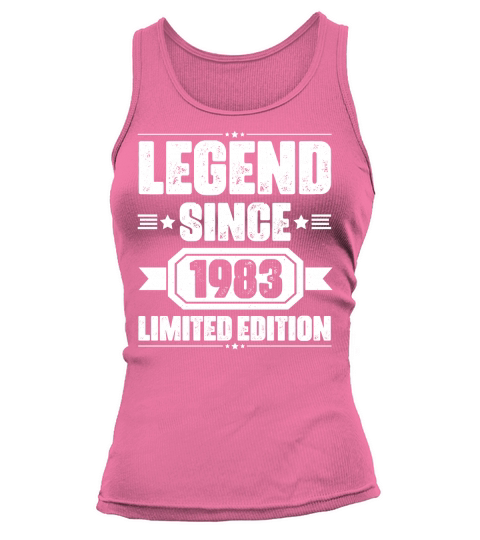 Legend Since 1983 Limited Edition Birthday (2) Tank top Woman