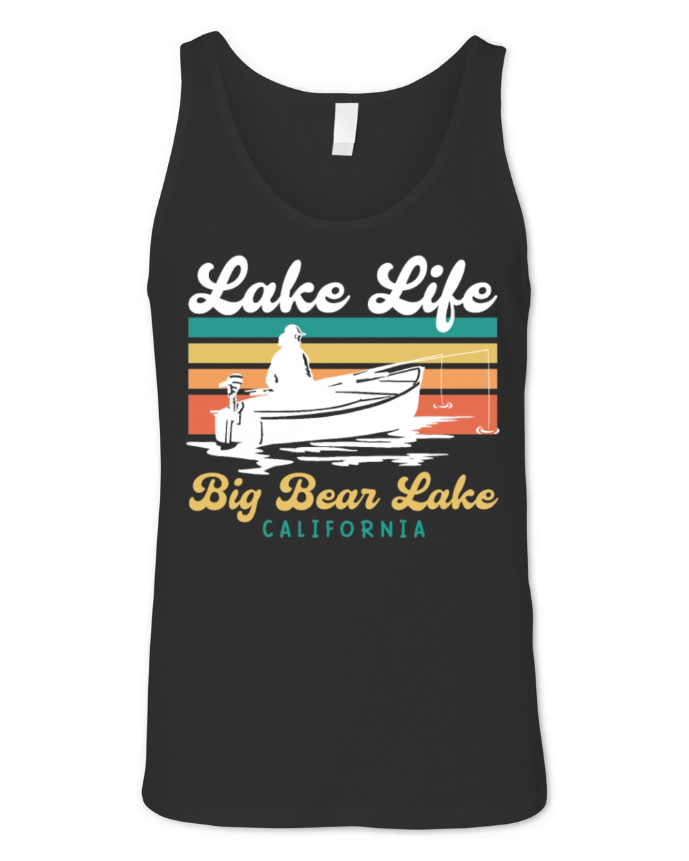 BIG BEAR LAKE CALIFORNIA LAKE LIFE Vintage Unisex Jersey Tank