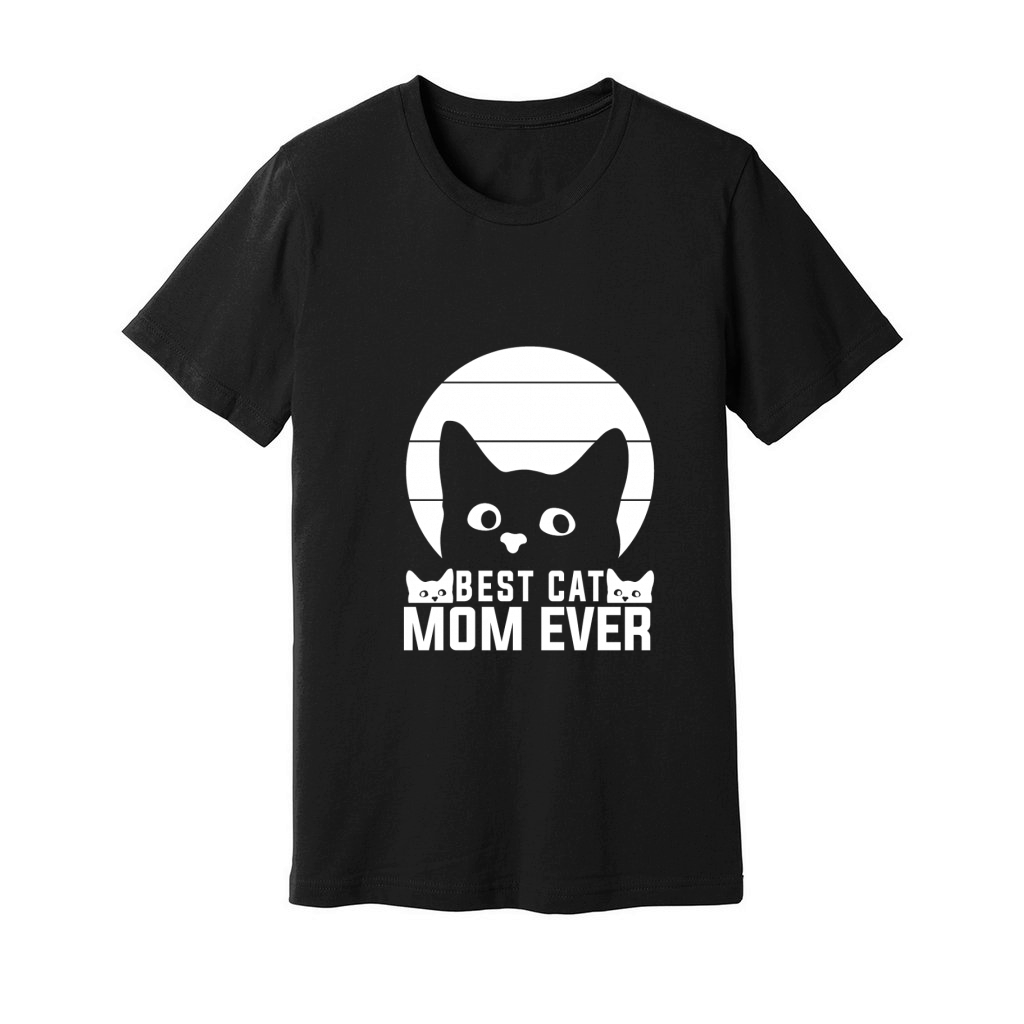 Best cat mom ever 02 Unisex Jersey Tee
