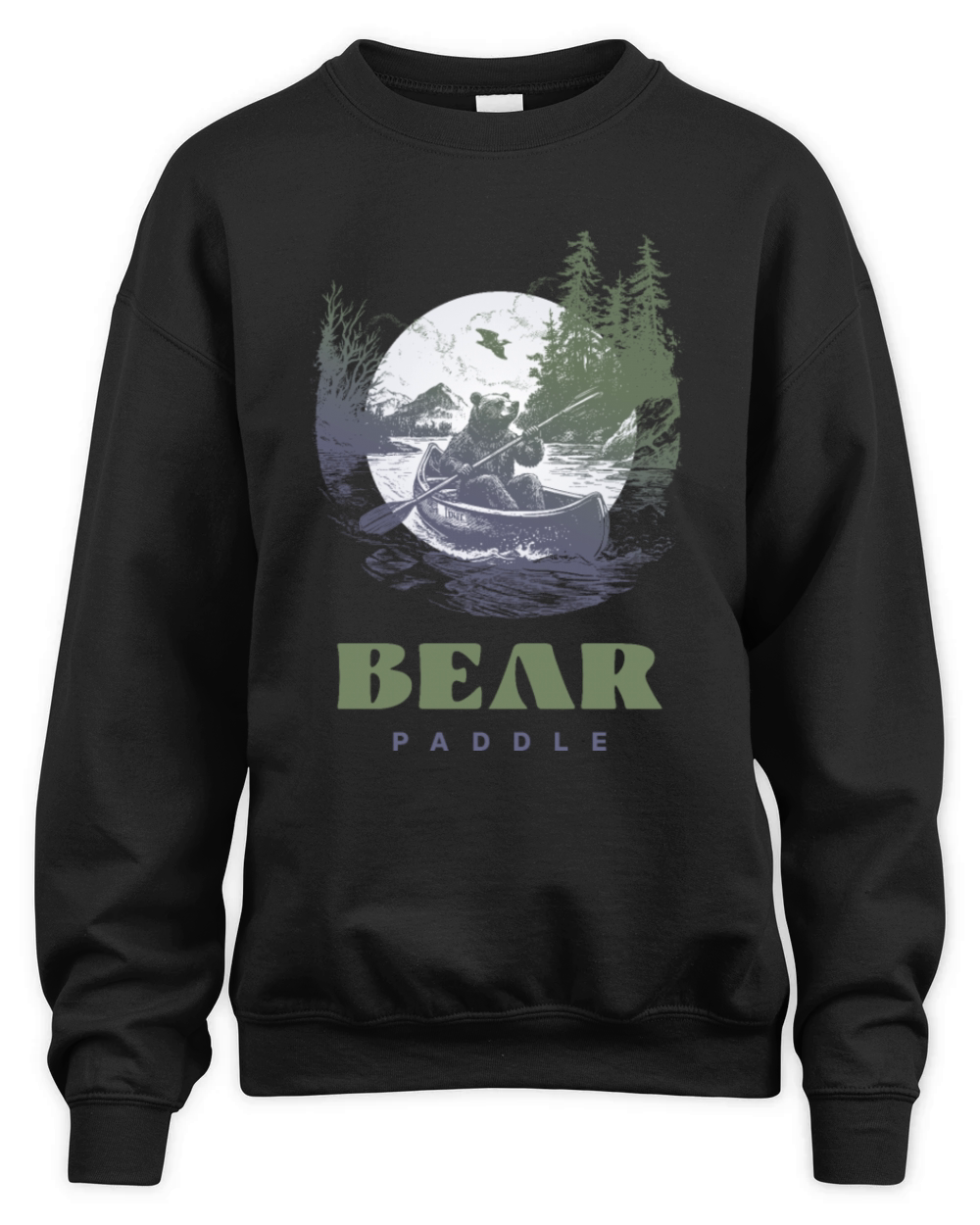 Bear Paddle Unisex Premium Crewneck Sweatshirt