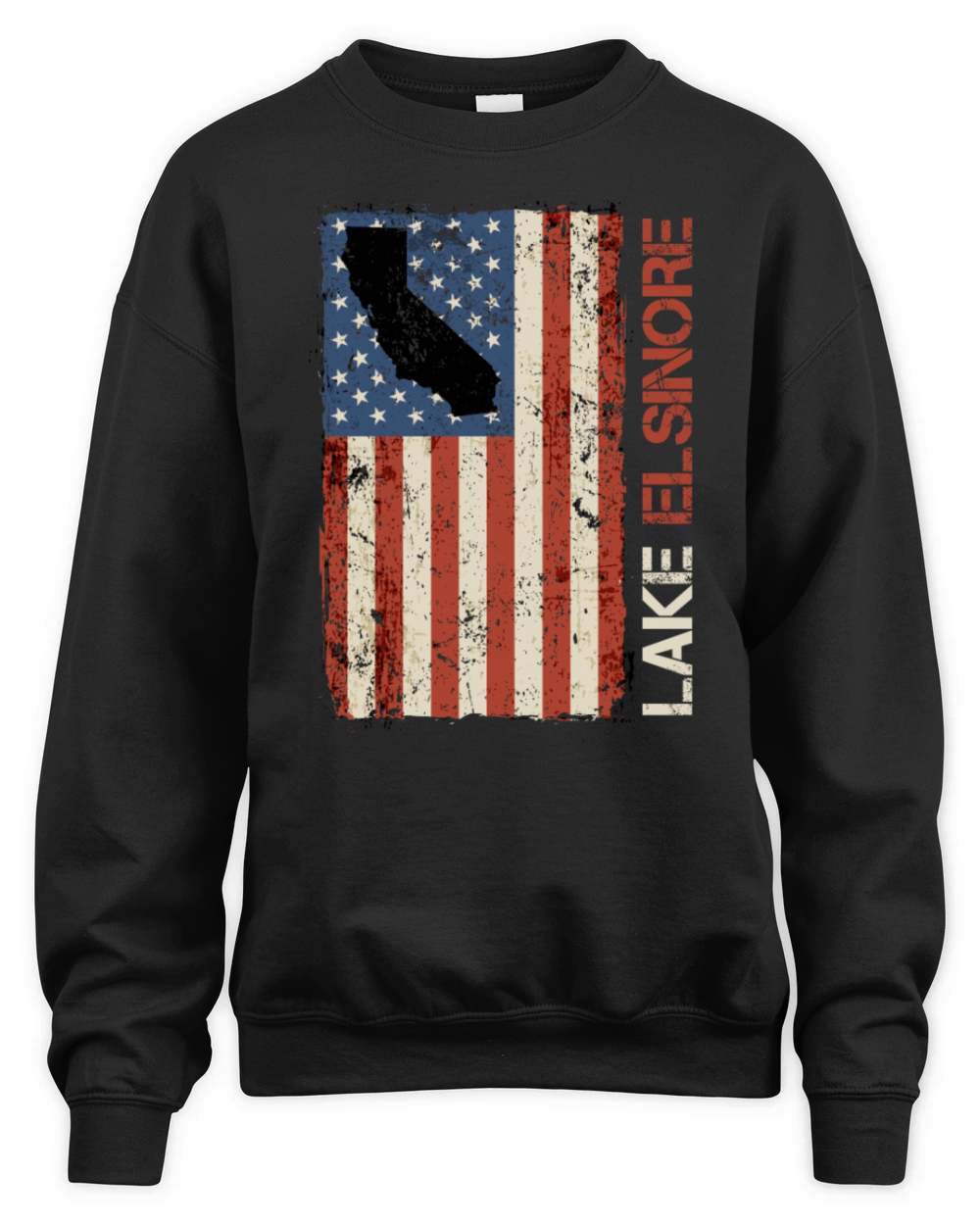LAKE ELSINORE CALIFORNIA USA Golden State Lakes Unisex Premium Crewneck Sweatshirt