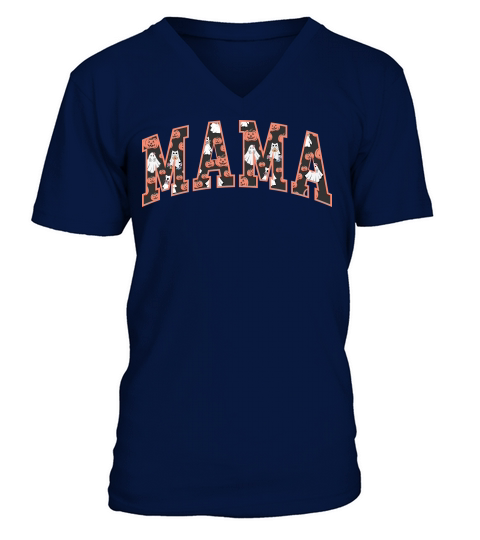 Halloween Mama 1.01 V-Neck T-shirt