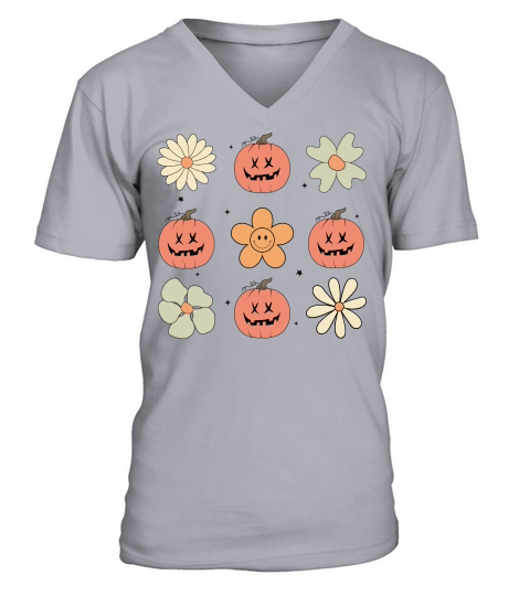 Halloween V-Neck T-shirt