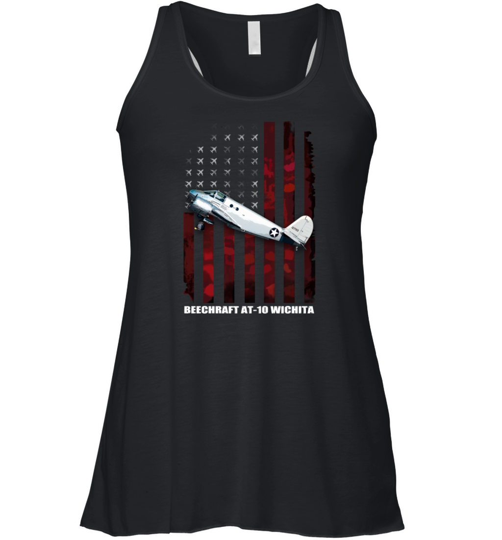 Beechcraft AT 10 Wichita Women's Flowy Tank Top