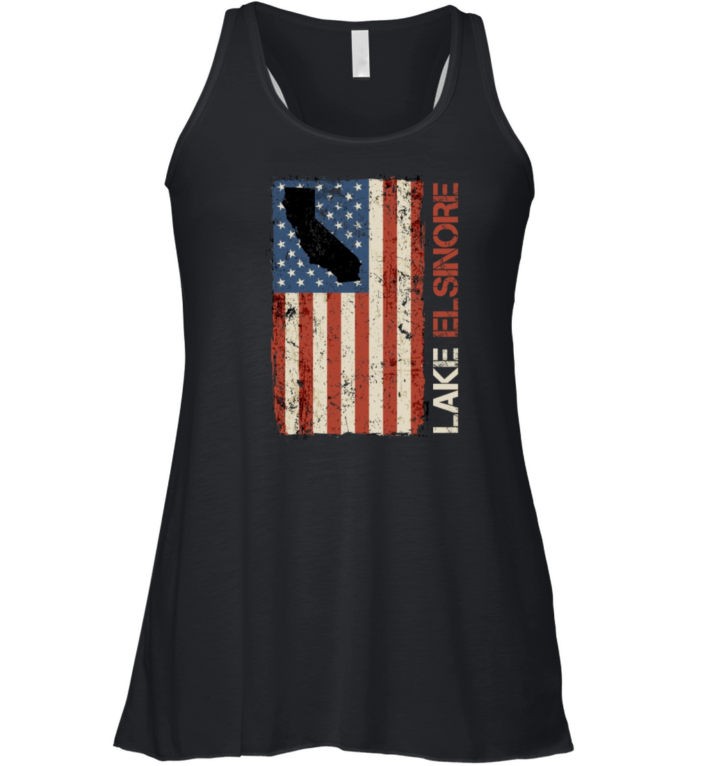 LAKE ELSINORE CALIFORNIA USA Golden State Lakes Women's Flowy Tank Top