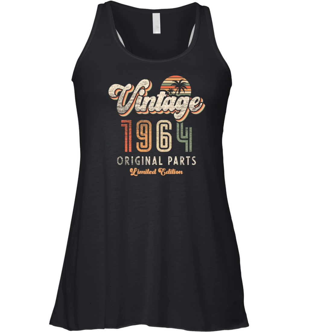 Vintage 1964 Birthday Retro Women's Flowy Tank Top