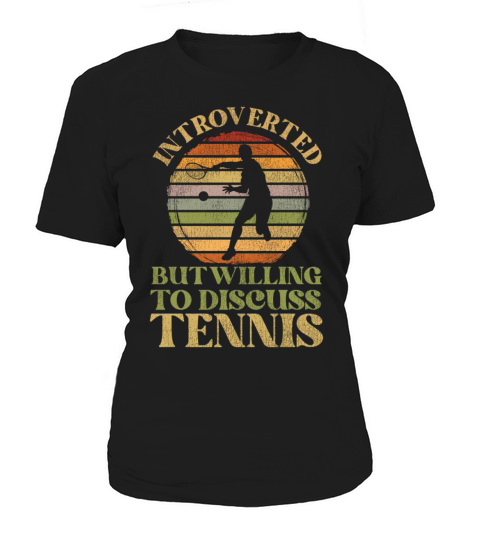 Funny Tennis Player Racket Women's T-Shirt