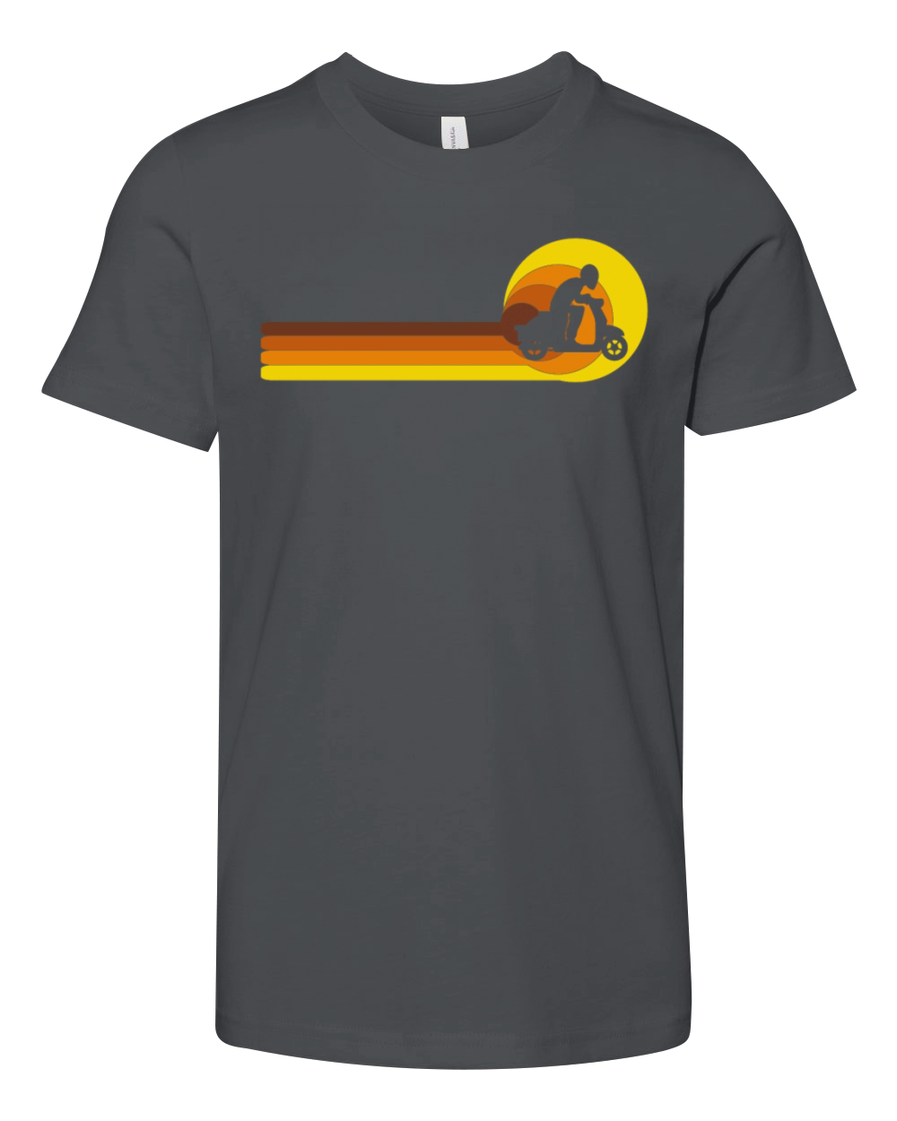 Moped Scooter Bike Scooter Moped Vintage 70s 80s Youth Unisex Jersey Tee