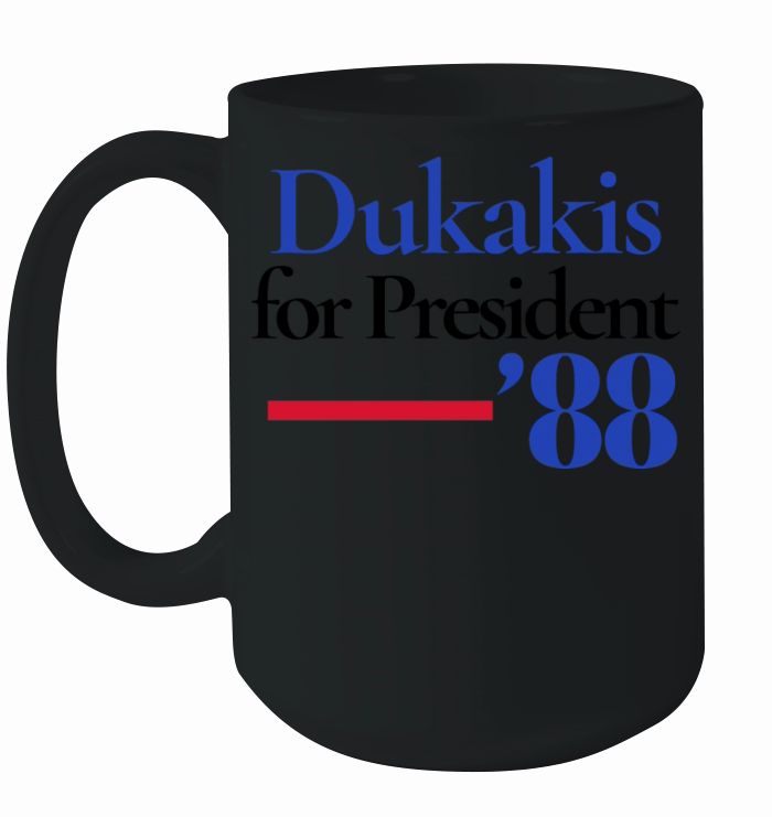 Michael Dukakis for President Campaign Button 1988 Ceramic Mug