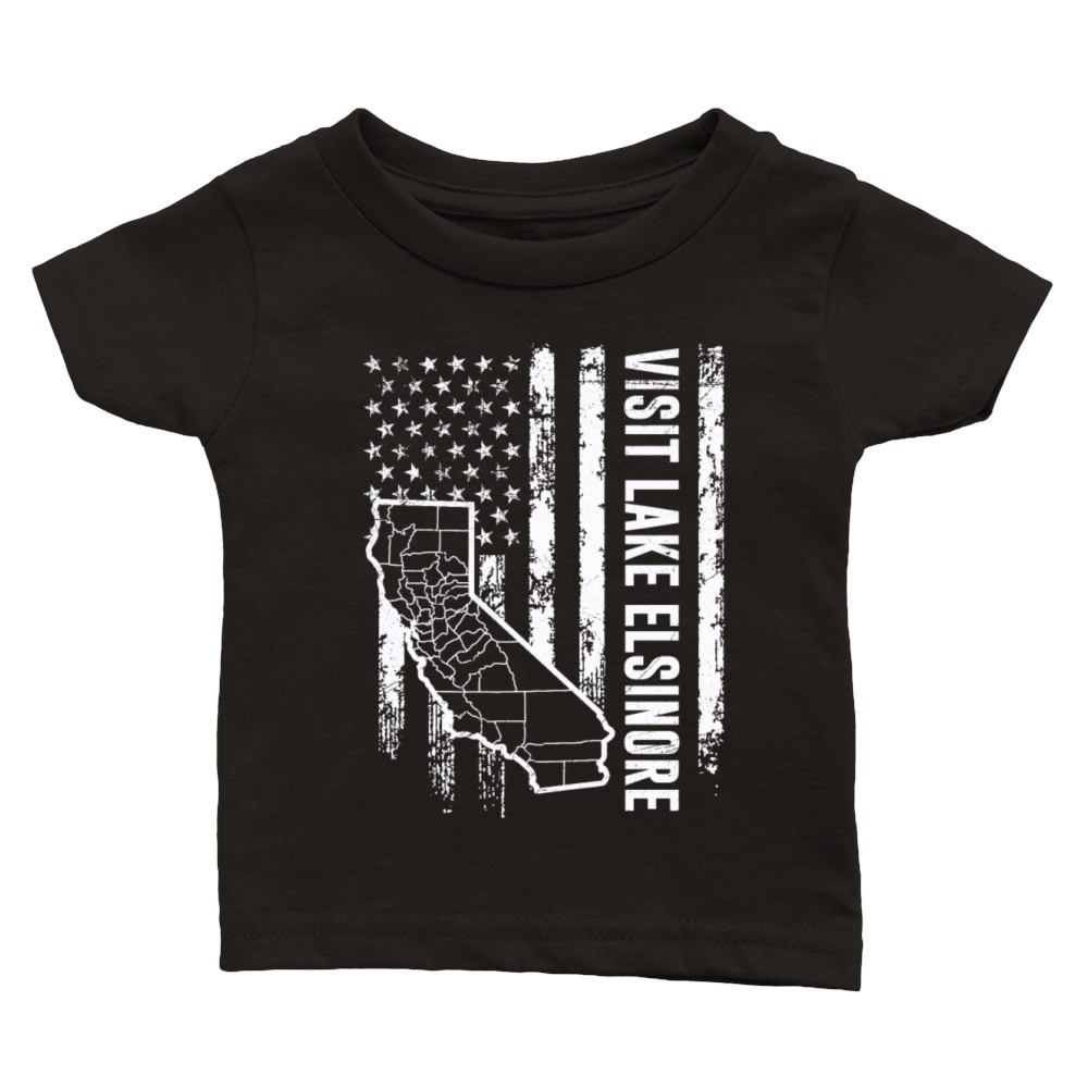 California VISIT LAKE ELSINORE Vintage America Classic Baby Crewneck T-shirt