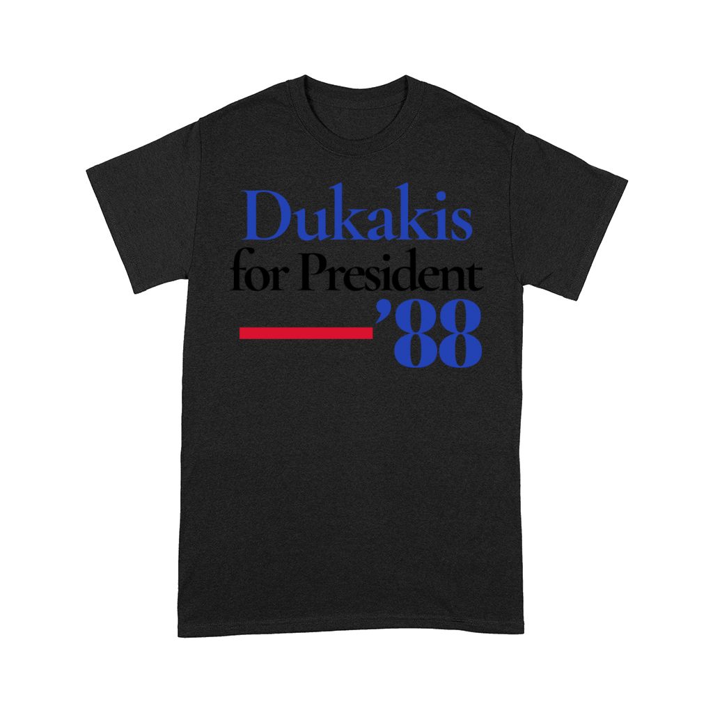 Michael Dukakis for President Campaign Button 1988 Comfort T-shirt
