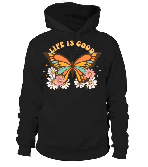 Vintage Butterfly Hoodie Unisex