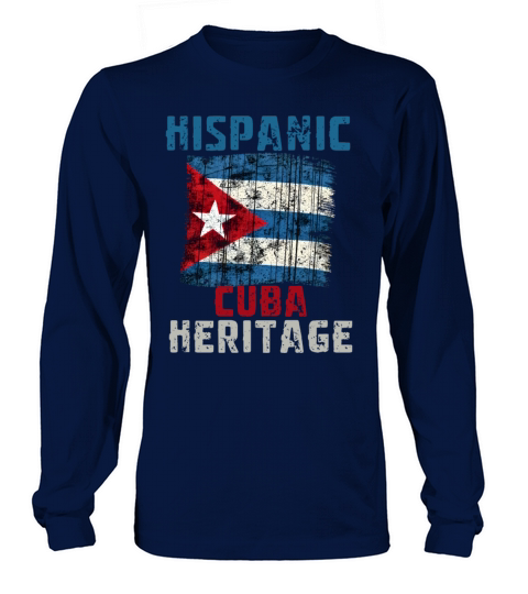 Cuban Heritage Pride - Hispanic Heritage Month Long sleeved Unisex