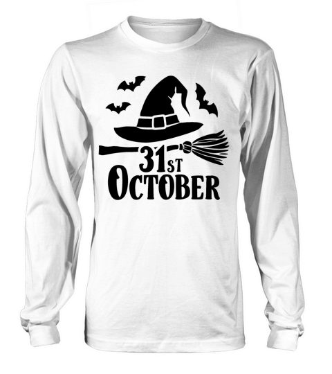Halloween Saying Quote 31st October Long sleeved Unisex