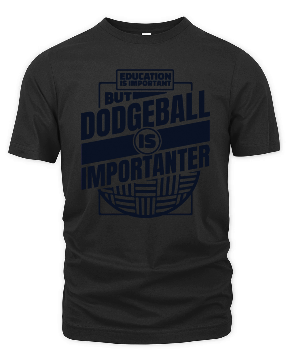 Education Is Important But Dodgeball Is Organic Unisex T-shirt