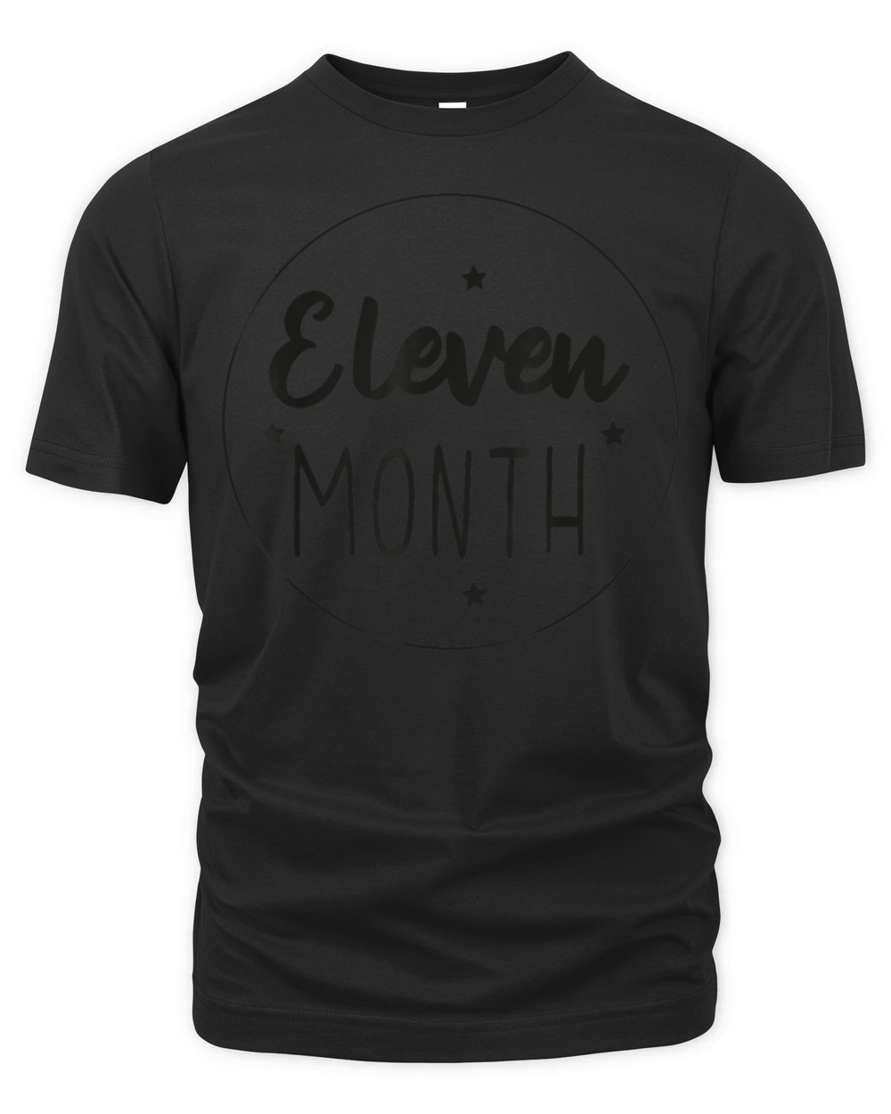 Eleven Month Born Gender Reveal Party Baby Shower Organic Unisex T-shirt