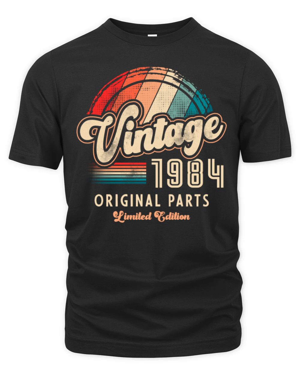 Vintage 1984 Birthday Retro Organic Unisex T-shirt
