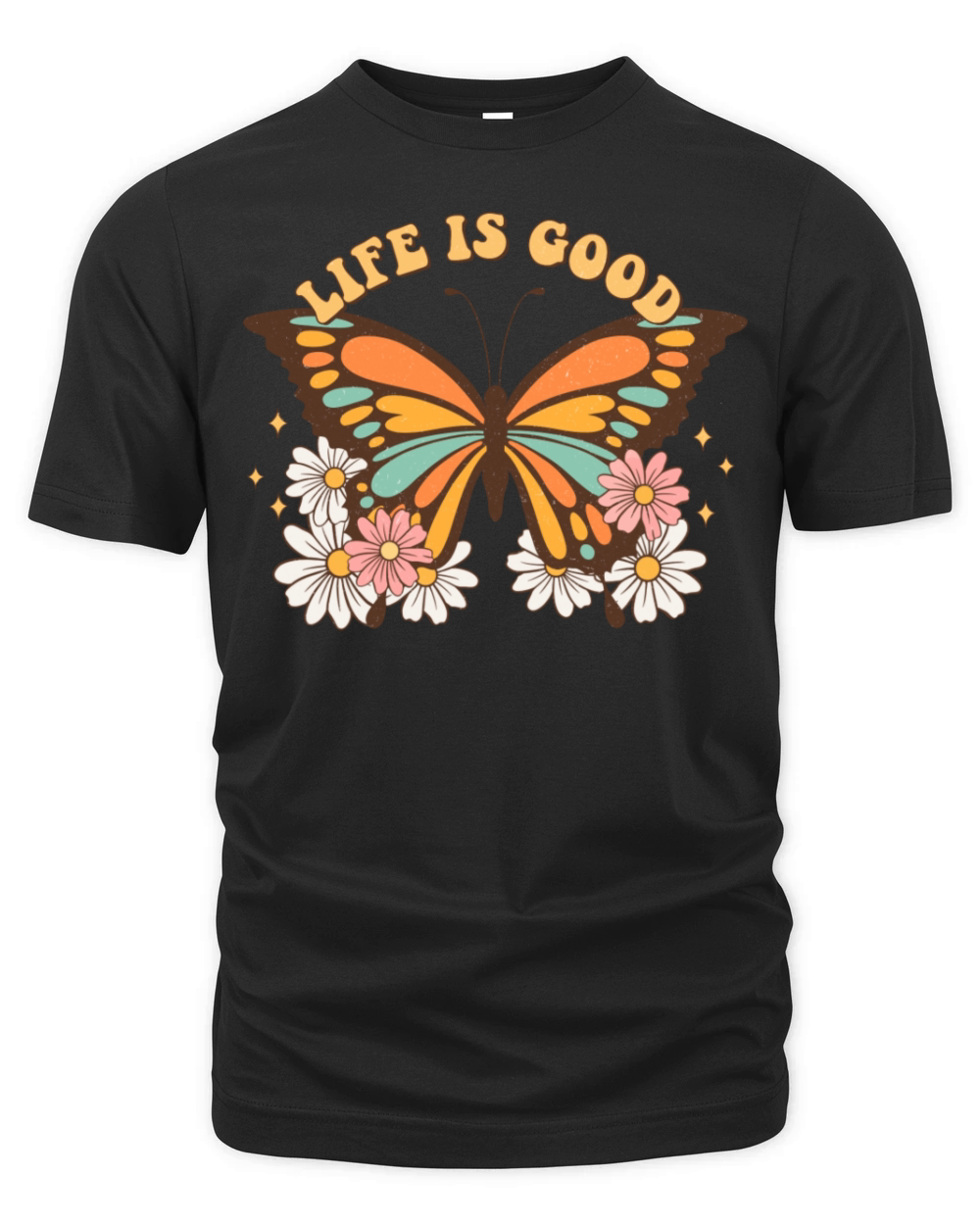 Vintage Butterfly Organic Unisex T-shirt