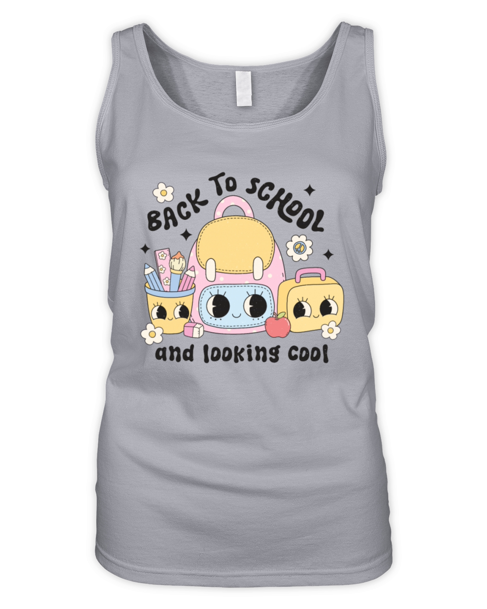 Back to school and looking cool Organic Women's Tank Top
