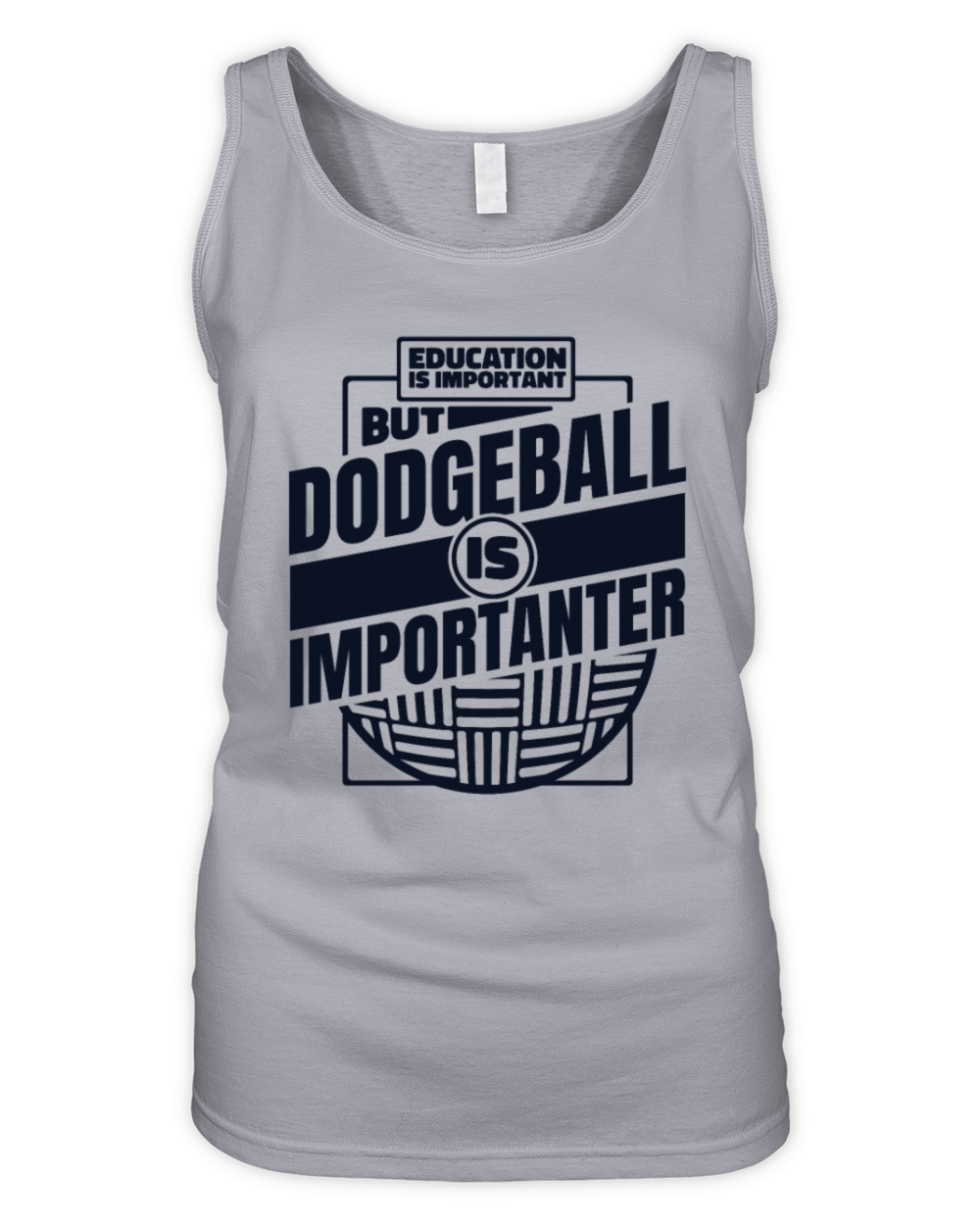 Education Is Important But Dodgeball Is Organic Women's Tank Top