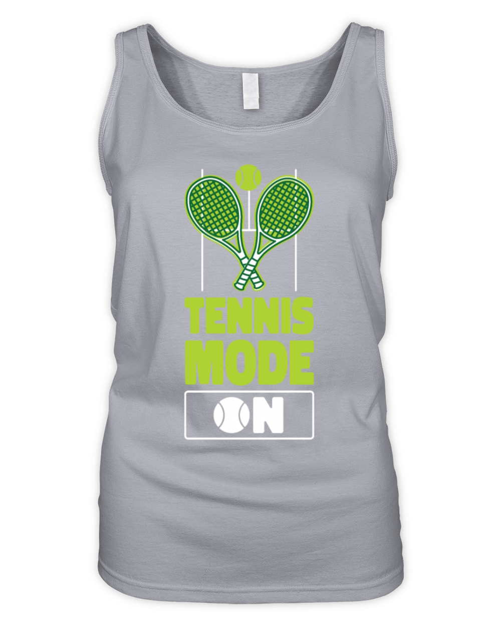 Funny Tennis Player Racket Tennis Organic Women's Tank Top