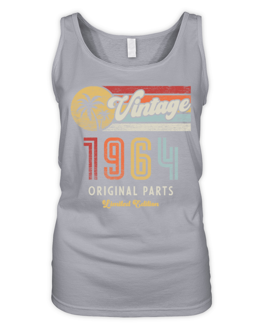 Vintage 1964 Birthday Retro Organic Women's Tank Top