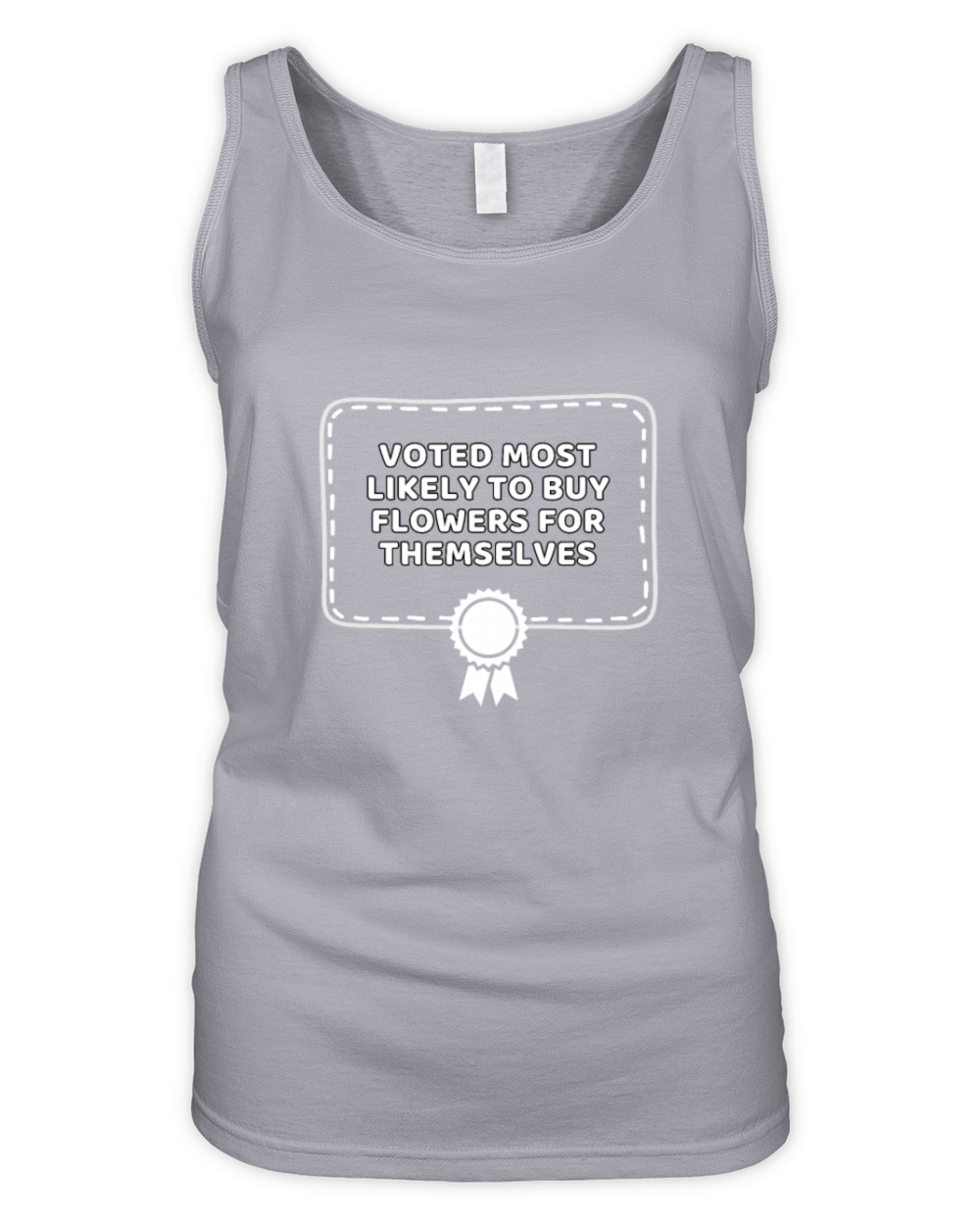 Voted Most Likely To Buy Flowers For Themselves Organic Women's Tank Top
