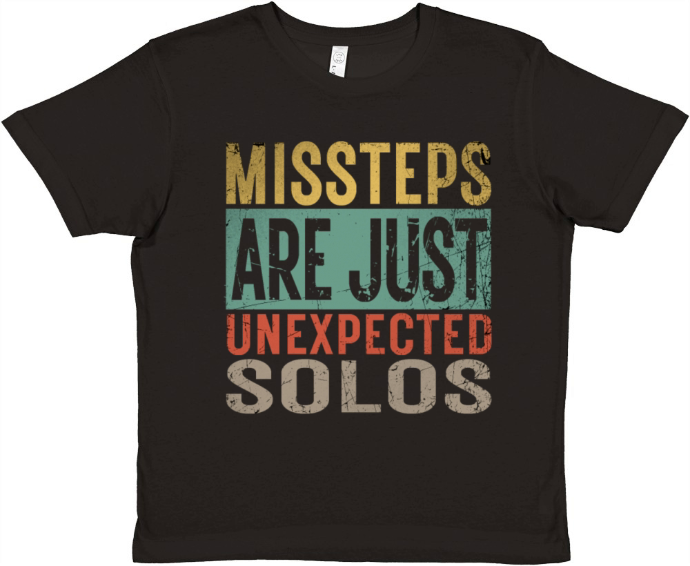 Line Dancer Funny Line Dance Quote Missteps Unexpe Premium Kids Crewneck T-shirt