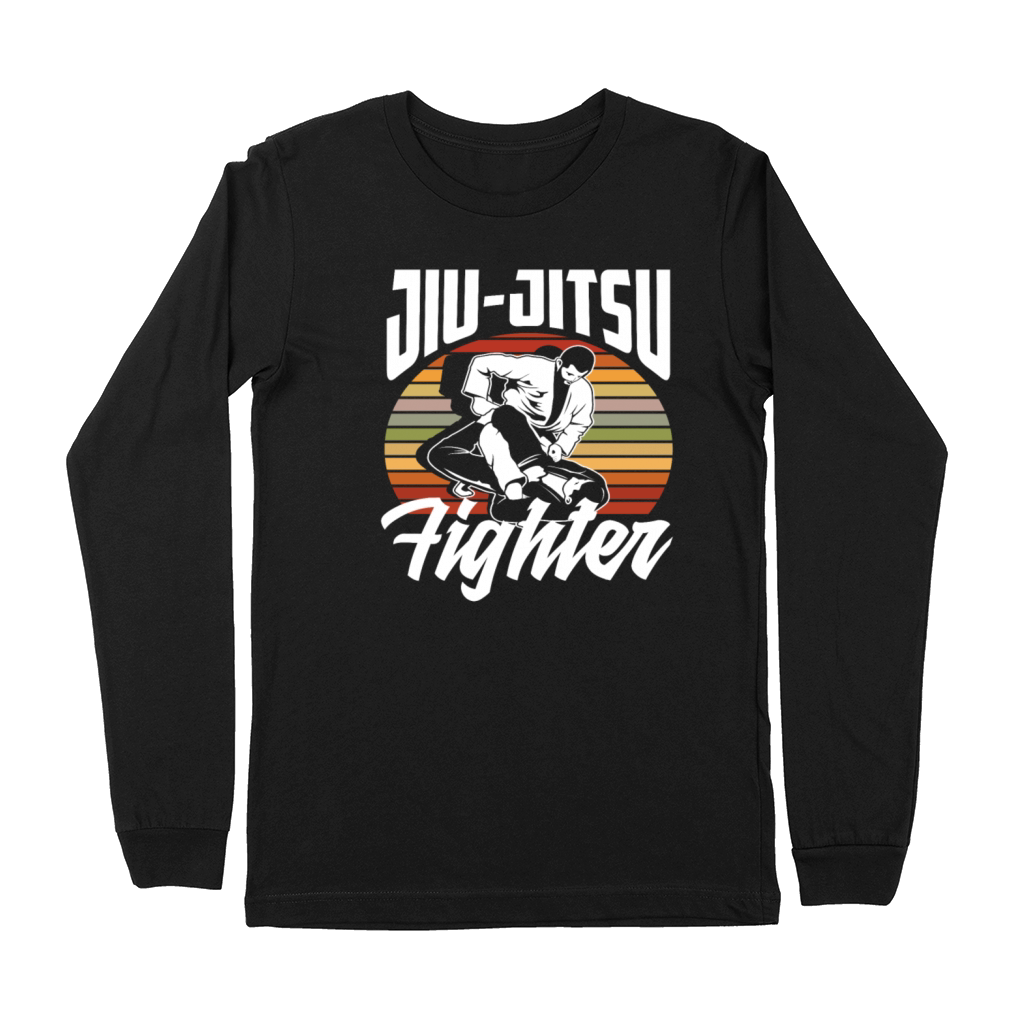 Jiu-jitsu Fighter Vintage Style Premium Long Sleeve