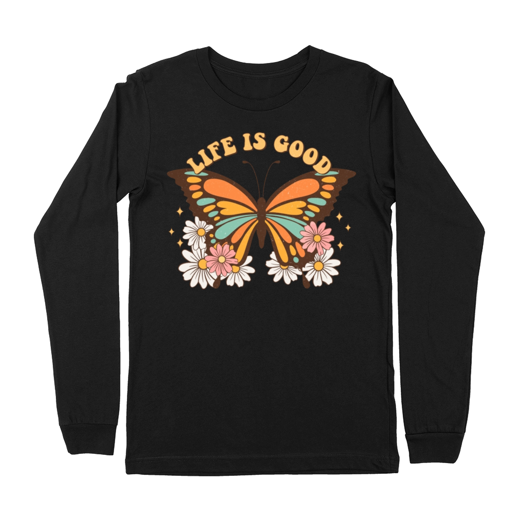 Vintage Butterfly Premium Long Sleeve
