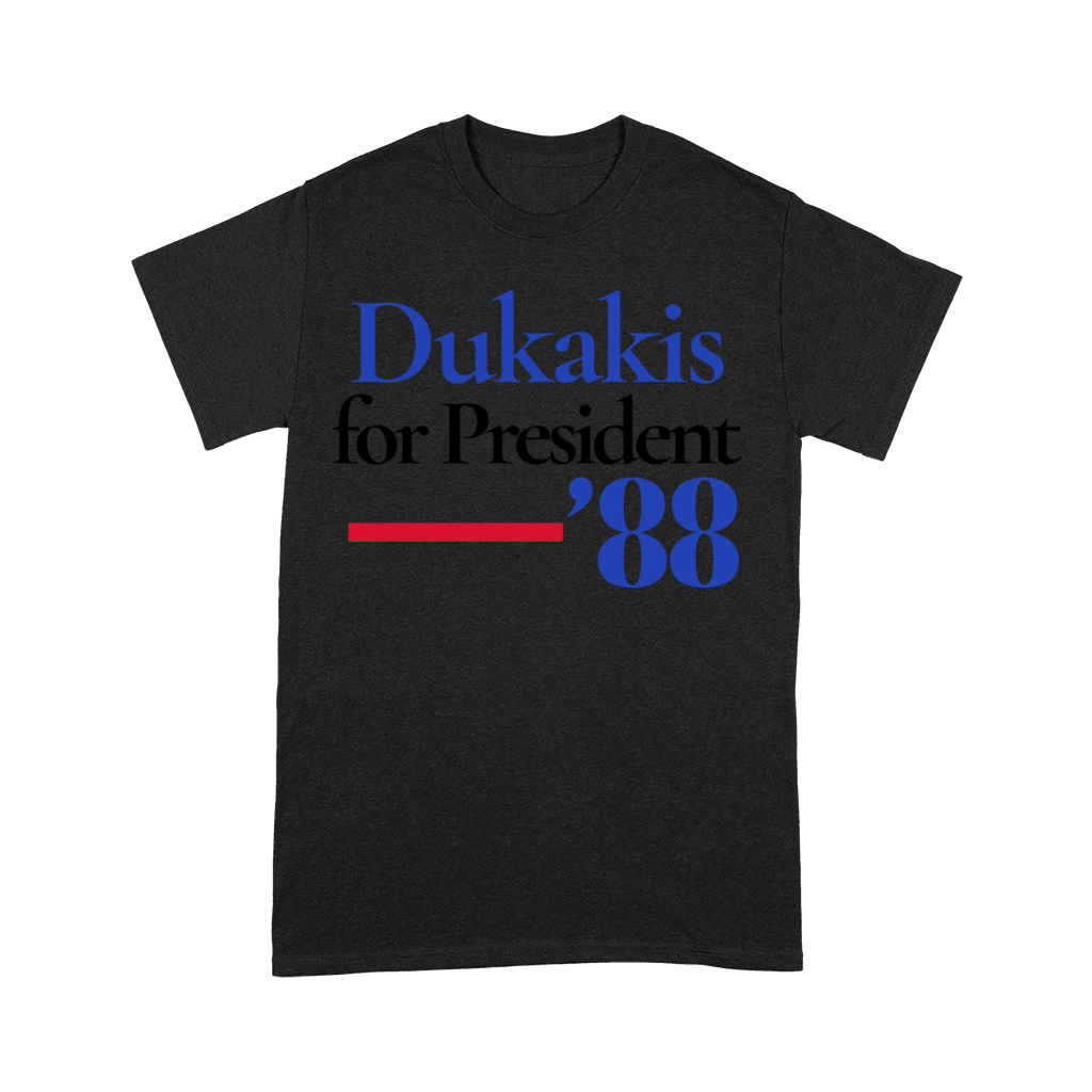 Michael Dukakis for President Campaign Button 1988 Premium T-shirt