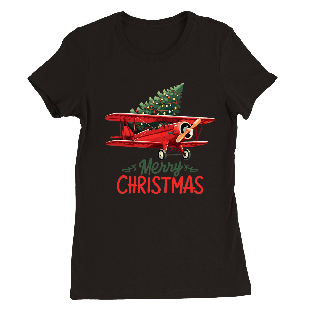 Merry Christmas 03 Premium Womens Crewneck T-shirt