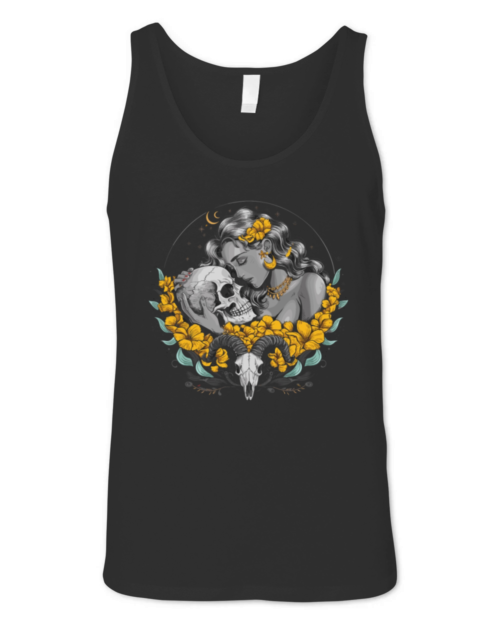 The Witch Classic Halloween Design Unisex Jersey Tank