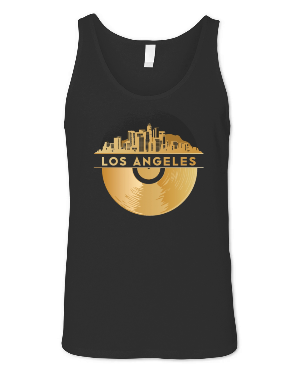 Vinyl-Record-Player Disco-Music Unisex Jersey Tank