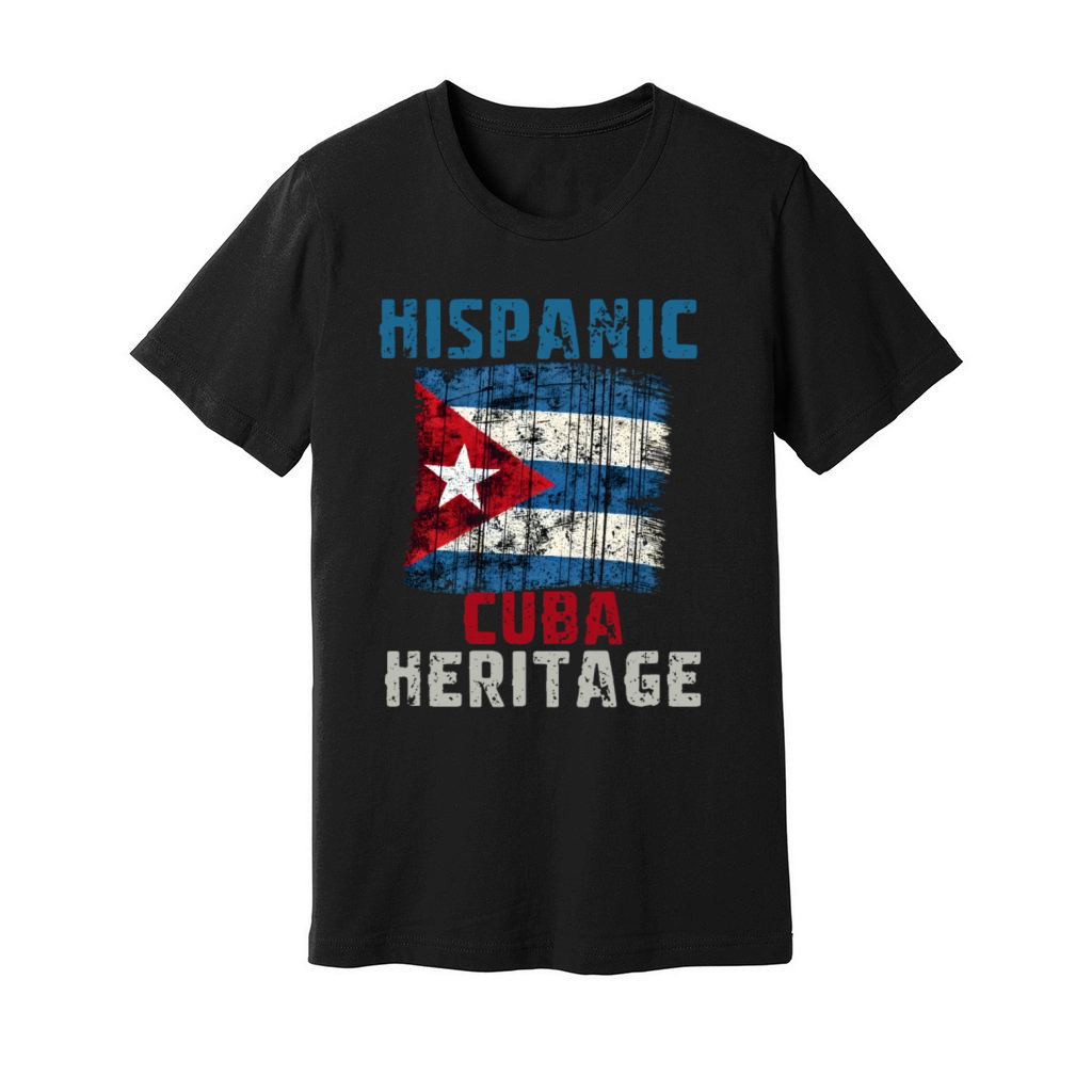 Cuban Heritage Pride - Hispanic Heritage Month Unisex Jersey Tee