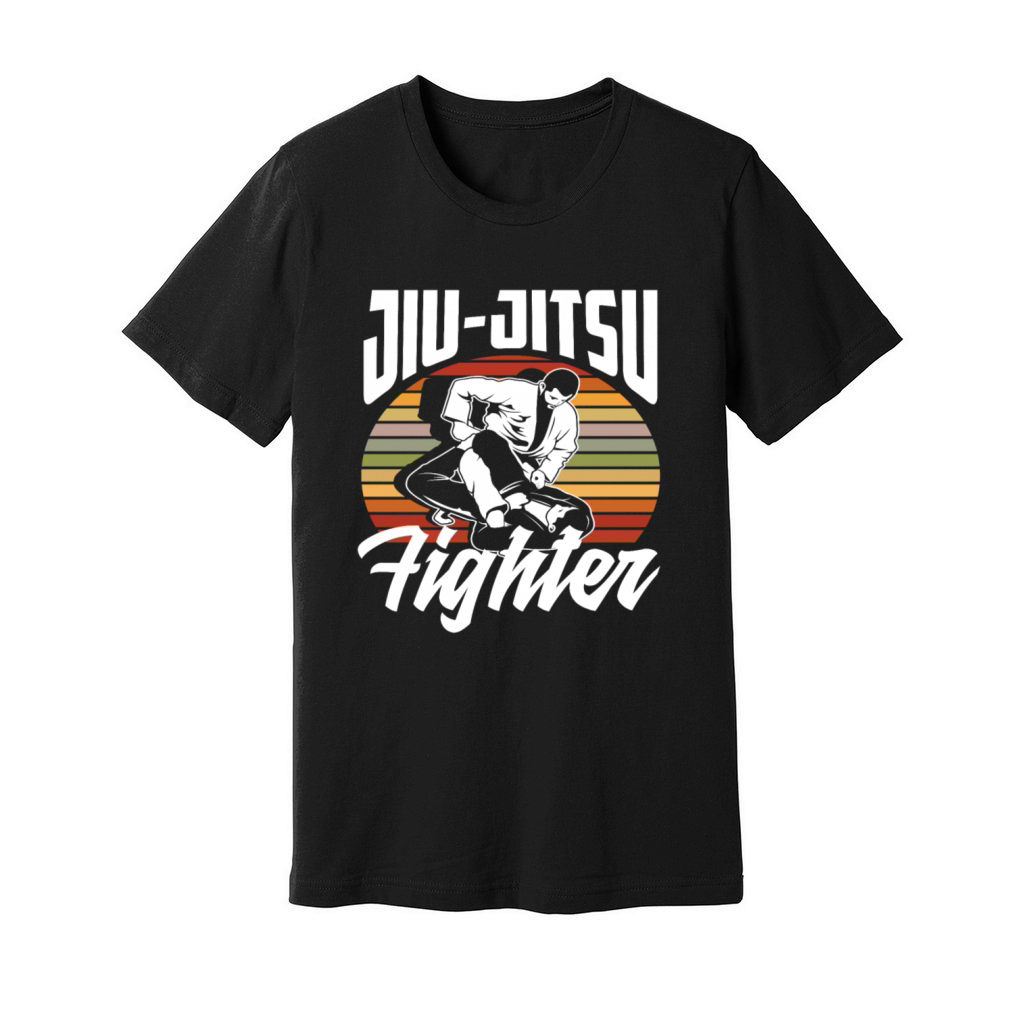 Jiu-jitsu Fighter Vintage Style Unisex Jersey Tee