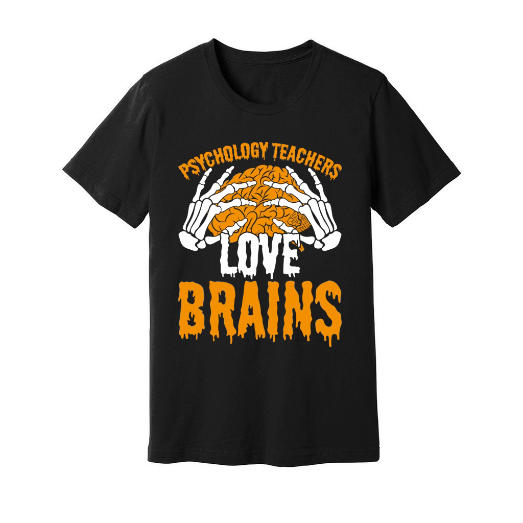 Psychology Teachers Love Brains 1 Unisex Jersey Tee