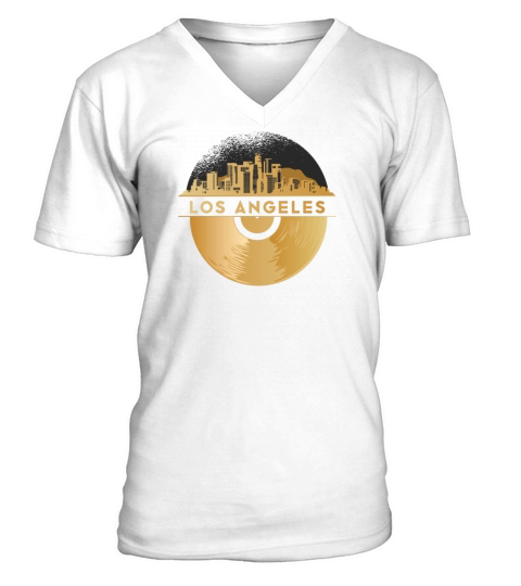 Vinyl-Record-Player Disco-Music V-Neck T-shirt