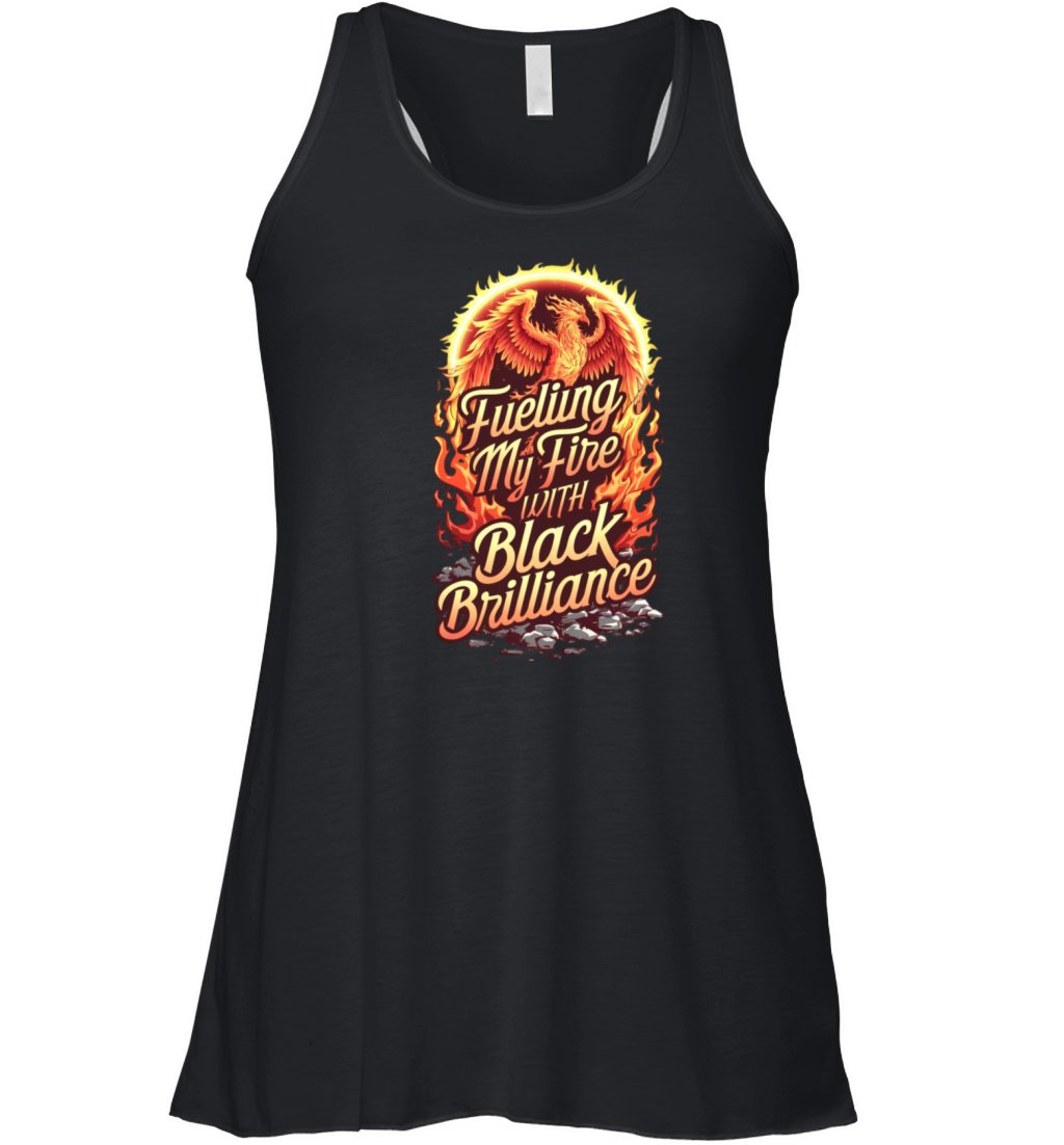 Fueling My Fire with Black Brilliance Women's Flowy Tank Top