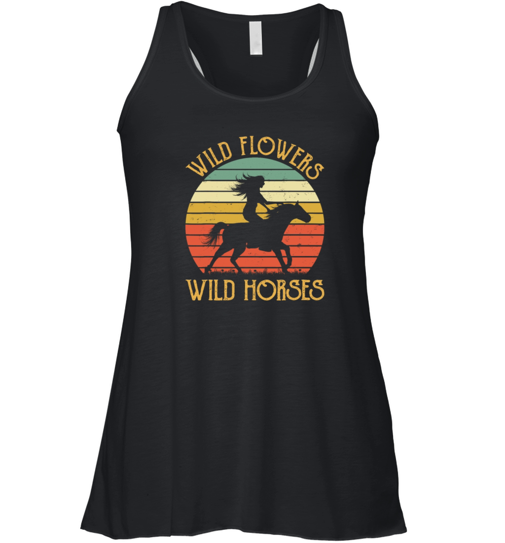 Western Cowgirl Country Music Women's Flowy Tank Top