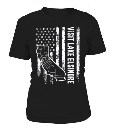 California VISIT LAKE ELSINORE Vintage America Women's T-Shirt