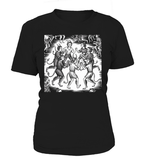 Dance with the Devil Dark and Mysterious Design Women's T-Shirt